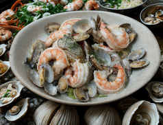 海鮮ガーリックバターのオールスター