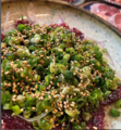 料理メニュー写真&nbsp;馬刺し葱まみれ