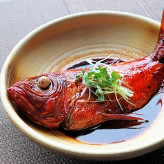 木更津魚市場仕入れの金目鯛姿煮(ディナー)