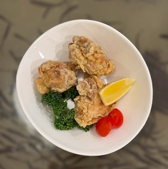 自家製国産鶏の塩唐揚げ