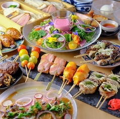 焼鳥 野菜肉巻き串 いろどり 池袋のコース写真