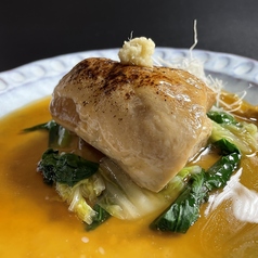 蕩ける煮込みポーク生姜餡掛け