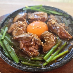 にら玉鳥レバー鉄板焼き【十文字鶏使用】
