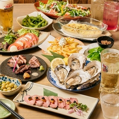 生牡蠣と極み牛タン RAKUGAKI 横浜鶴屋町店のコース写真