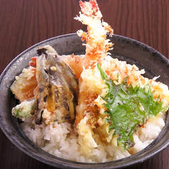 野菜と海鮮の天丼