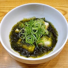 揚げ出し豆富　青さのりあん