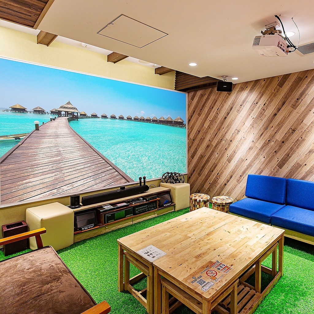 画面１面がまるごとスクリーンという鑑賞会に最適なお部屋も！！！！