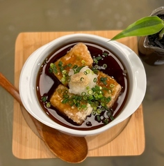 自家製！ピーナッツ豆腐の揚げ出し