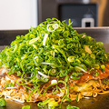 料理メニュー写真&nbsp;そば 広島ねぎ お好み焼