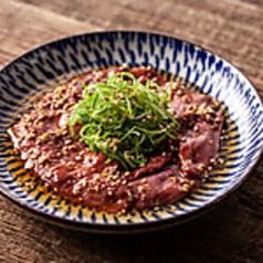 地鶏レバ刺し