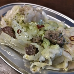 牛すじキャベツ炒め
