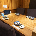 大人数でも対応可能！テーブルのお席を各種ご用意しておりますので、幅広いシーンにてご利用いただけます！ご友人、同僚との飲み会を始め、観光の際のお食事利用にもぴったりです！ゆったり寛げる空間ですので、気兼ねなく楽しんでいただけます。是非皆様のご利用をお待ちしております♪