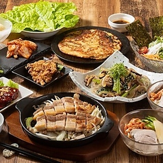 梅田韓国料理と二色鍋 かん菜のコース写真