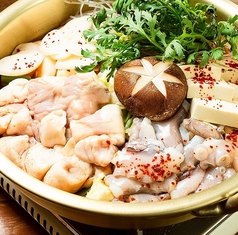 ホルモン&タコ鍋