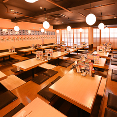 お座敷です。お席の移動も楽々なお座敷で各種宴会にも最適となっております♪