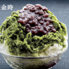 かき氷 抹茶金時