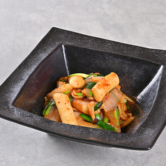 韓国餅とお野菜の炒め物 トッポッカ