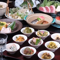 信州長野市 善光寺門前 やま茶屋のコース写真
