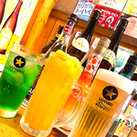 ドリンクは地域最強の品ぞろえで、飲みたいものがきっと見つかります！