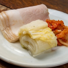 蒸し豚と塩漬け白菜