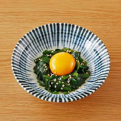 ニラ玉/やみつきもやしナムル(レギュラー)/茄子の浅漬け/焼きなす/鶏皮ポン酢 各