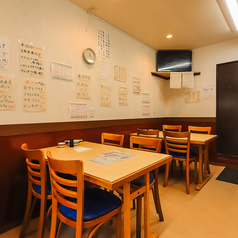 4名様用テーブル席です。