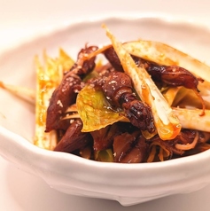 ホタルイカと山菜の韓国辛味噌和え<1人前>