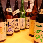 日本酒好きの店主が自ら仕入れています♪レアな日本酒に出会えちゃうかも。コースには飲み放題付き！