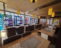 盛岡の繁華街が一望できる庭付きの特別席◎ 席の連結も可能で最大24名様まで対応可能です!