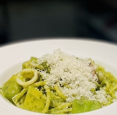 剣先イカと春菊のジェノベーゼ