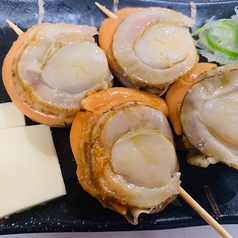 ホタテ串焼き