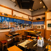 和のテイストを大切にした風情溢れる牡蠣小屋風居酒屋♪