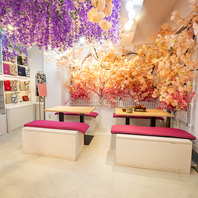 幅広いシーンでご利用いただけるお席をご用意しています