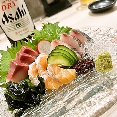 お造り三種盛り合わせ