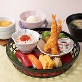 鮪・銀鮭の握り玉子焼き/ズワイ蟹といくらの小丼/エビフライ/ポテトフライ/茶碗蒸し/しじみの味噌汁/バニラアイス※ご注文は小学生以下のお客様までとさせていただきます。