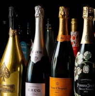 ◆幅広いシーンで使えるお酒の豊富さ