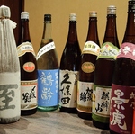 日本酒の種類も豊富です。そしてこちらもリーズナブルに提供。良い物を安く、という社長のこだわり。