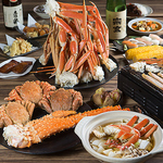 浜松市中区贅沢たらば蟹食べ放題、ズワイ蟹食べ放題4800円～