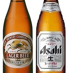 瓶ビール（アサヒ、キリン）