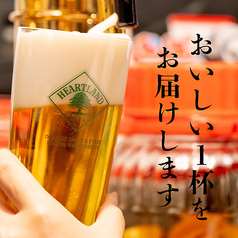 焼き鳥にはこだわりの生ビール！