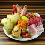 TUTTO OK!の前菜盛り合わせ