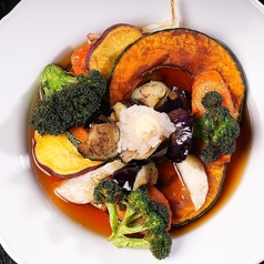 地元野菜の揚げ浸し