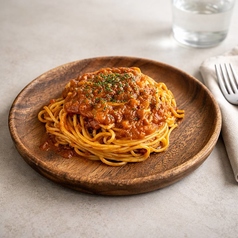 ミートソースパスタ