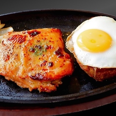 グリルチキン&ハンバーグステーキ