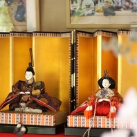 季節のしつらえ。