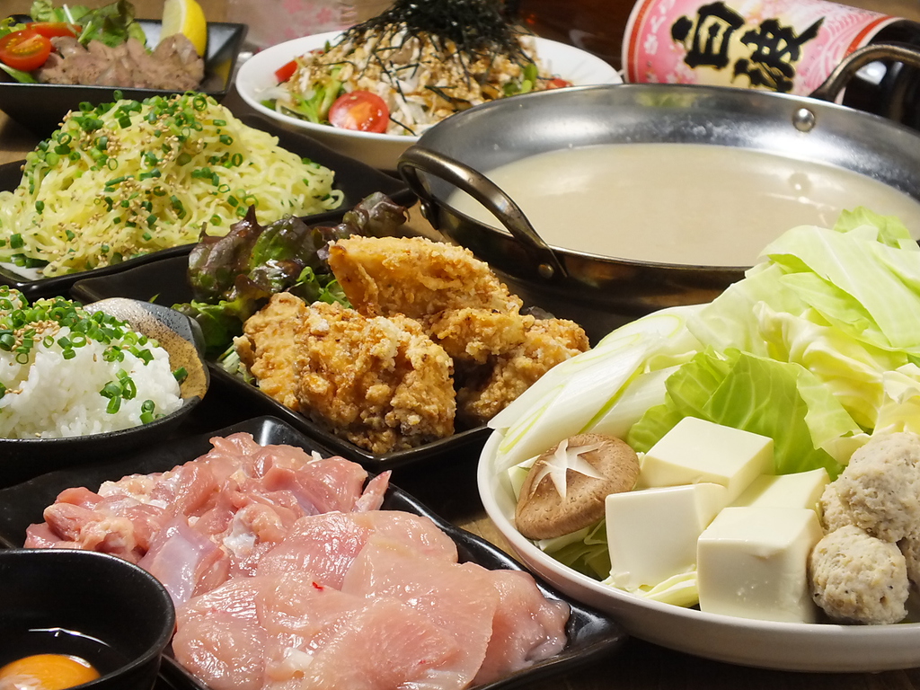 各種宴会にオススメ！鍋付き、2時間飲み放題付コース♪