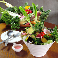野菜を食べて健康に！