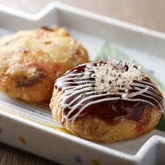 お好み焼き風芋もちチーズ