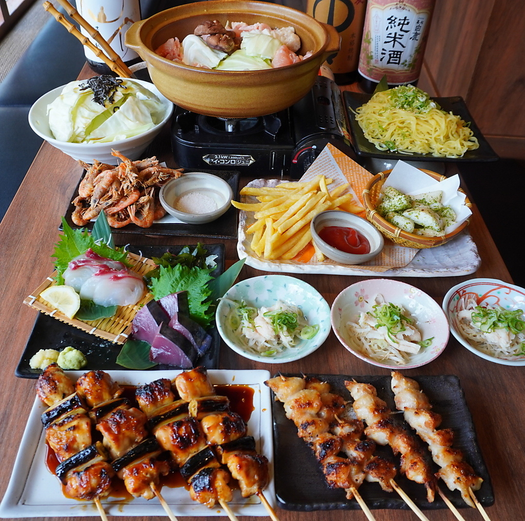 2時間飲み放題付＋お料理8品　お手軽！【おまかせコース】