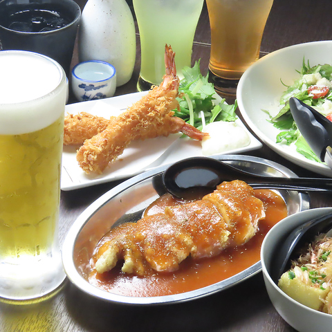 リーズナブルで美味い食べ飲み放題やってます。